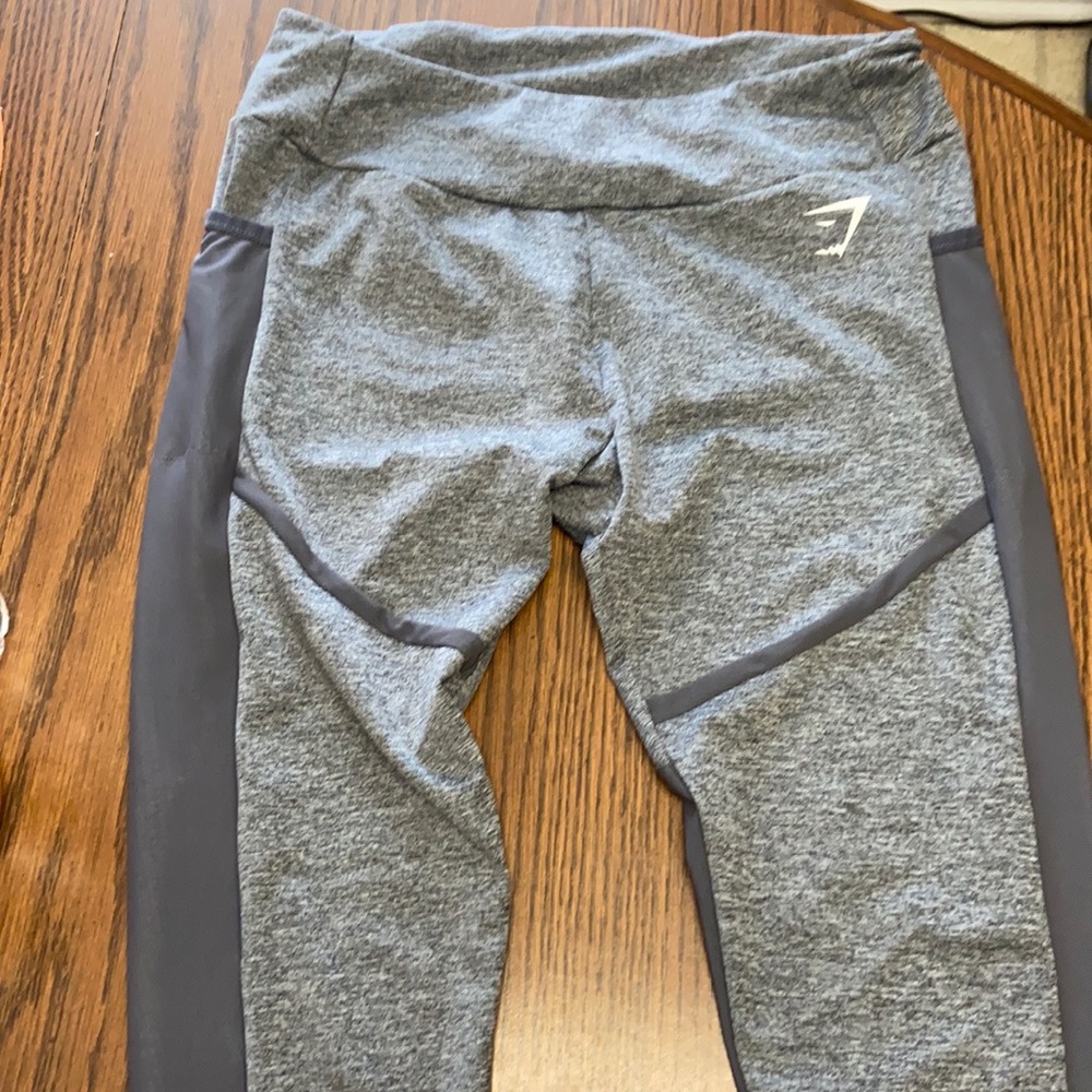 Gymshark size Large grey workout pants. Pockets on the sides.